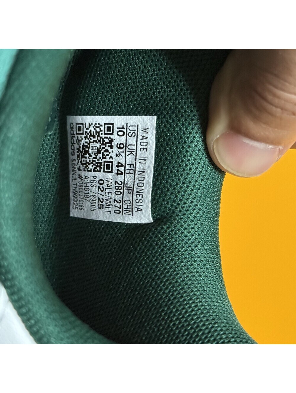 Adidas Grand Court Base 00s Collegiate Green Shoes Sneakers IH6187 Men’s 10 - Picture 7 of 7